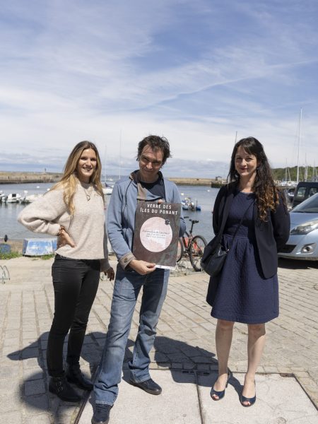Rencontre avec les verriers de Belle-île et Bréhat : Chloé Baëlen de Fluïd, Alan Le Chenadec de BO Glass Studio et Johanna Neumager des Verreries de Bréhat